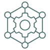 Network structure icon
