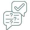 get in touch question icon