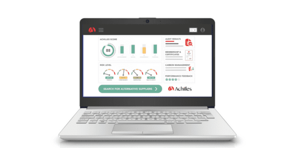 MyAchilles - laptop with scoring screen from the platform
