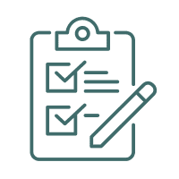 Icon of check list representing how Achilles supports businesses to verify supplier data