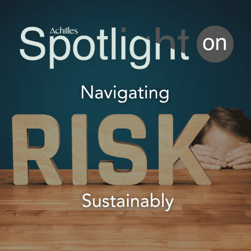 an image with risk written on it with a person behind it hiding their face