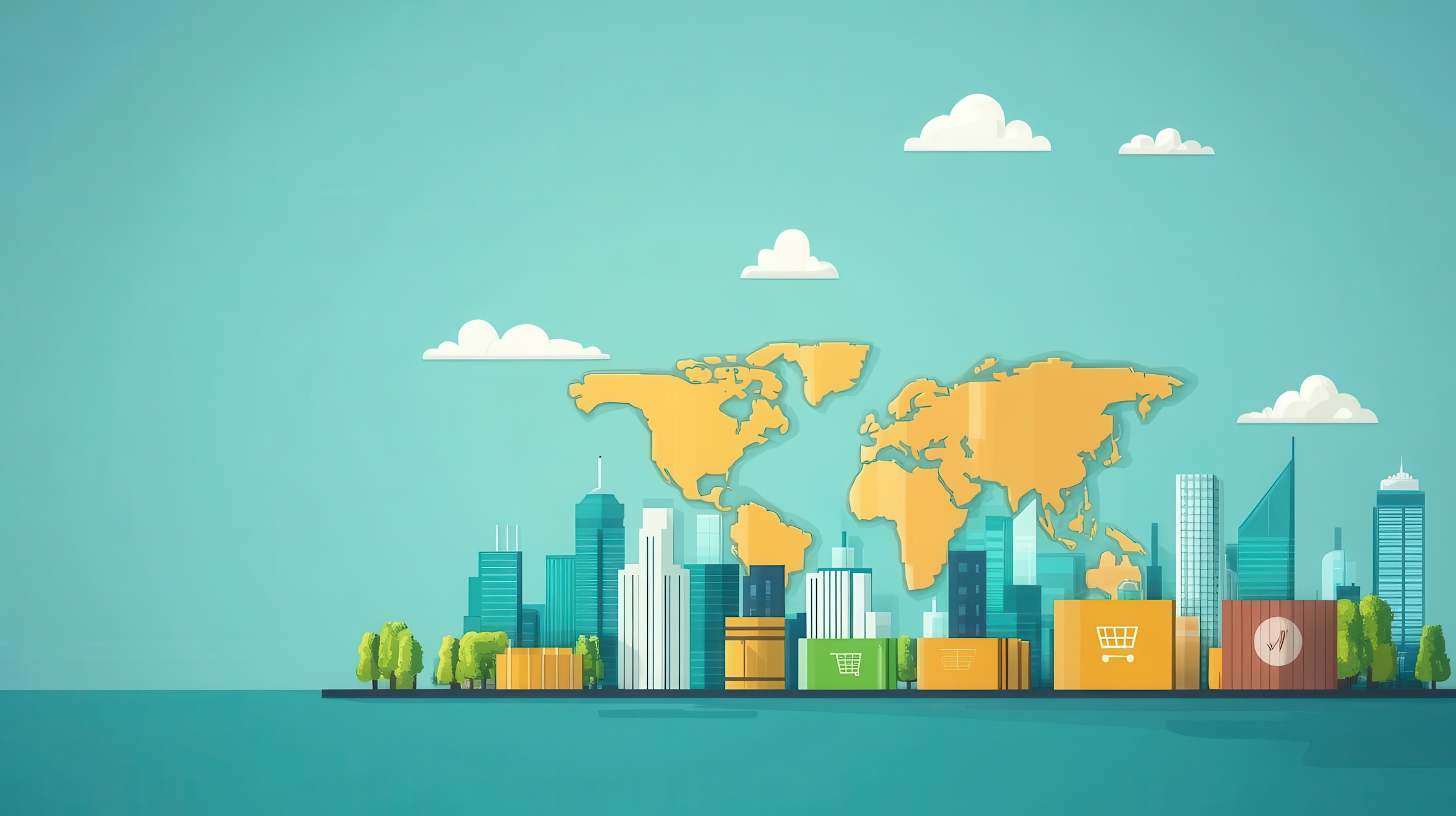 Global Supply Chain Management infographic