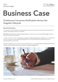 Business Case Continuous Insurance Verification Across the Supplier Lifecycle thumbnail
