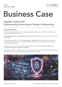AC2101 Achilles White paper - Supplier Cyber Risk thumbnail and download link