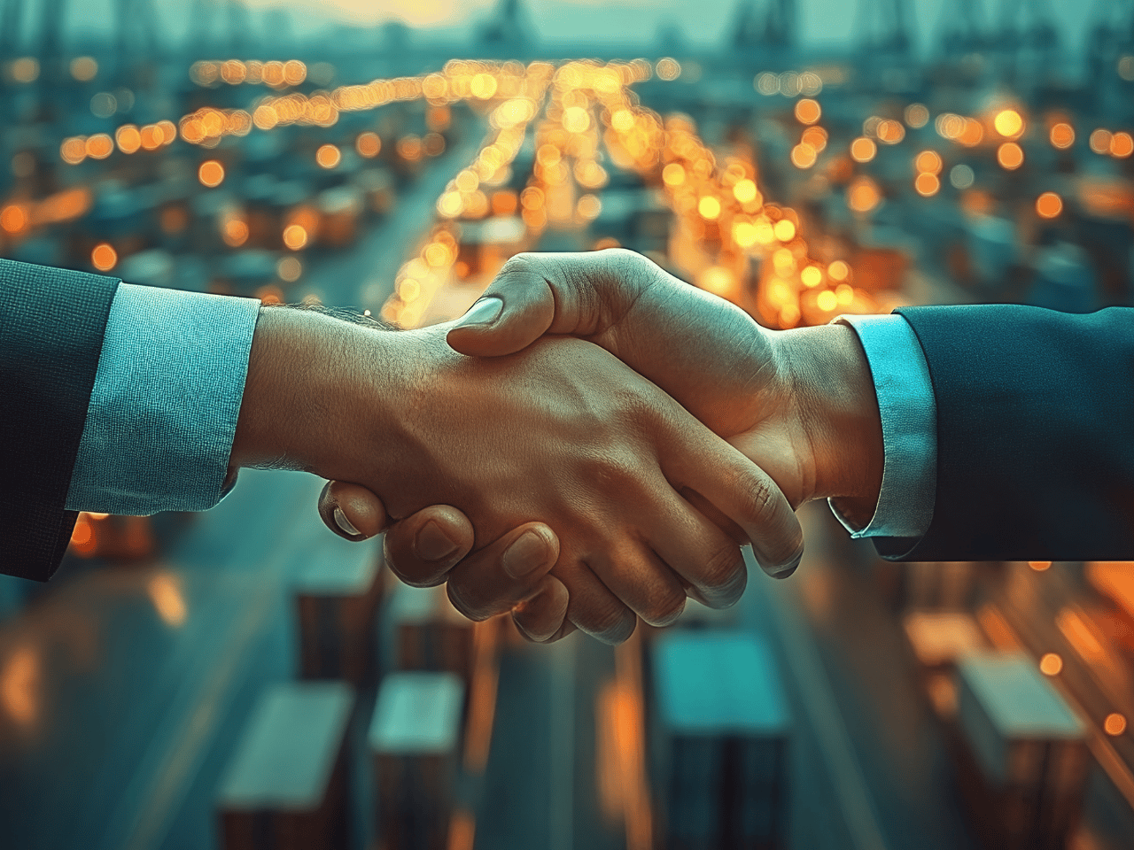 Handshake representing Achilles’ acquisition of CM3 and expanded contractor risk management capabilities in Australia.