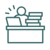 Icon representing procurement workload