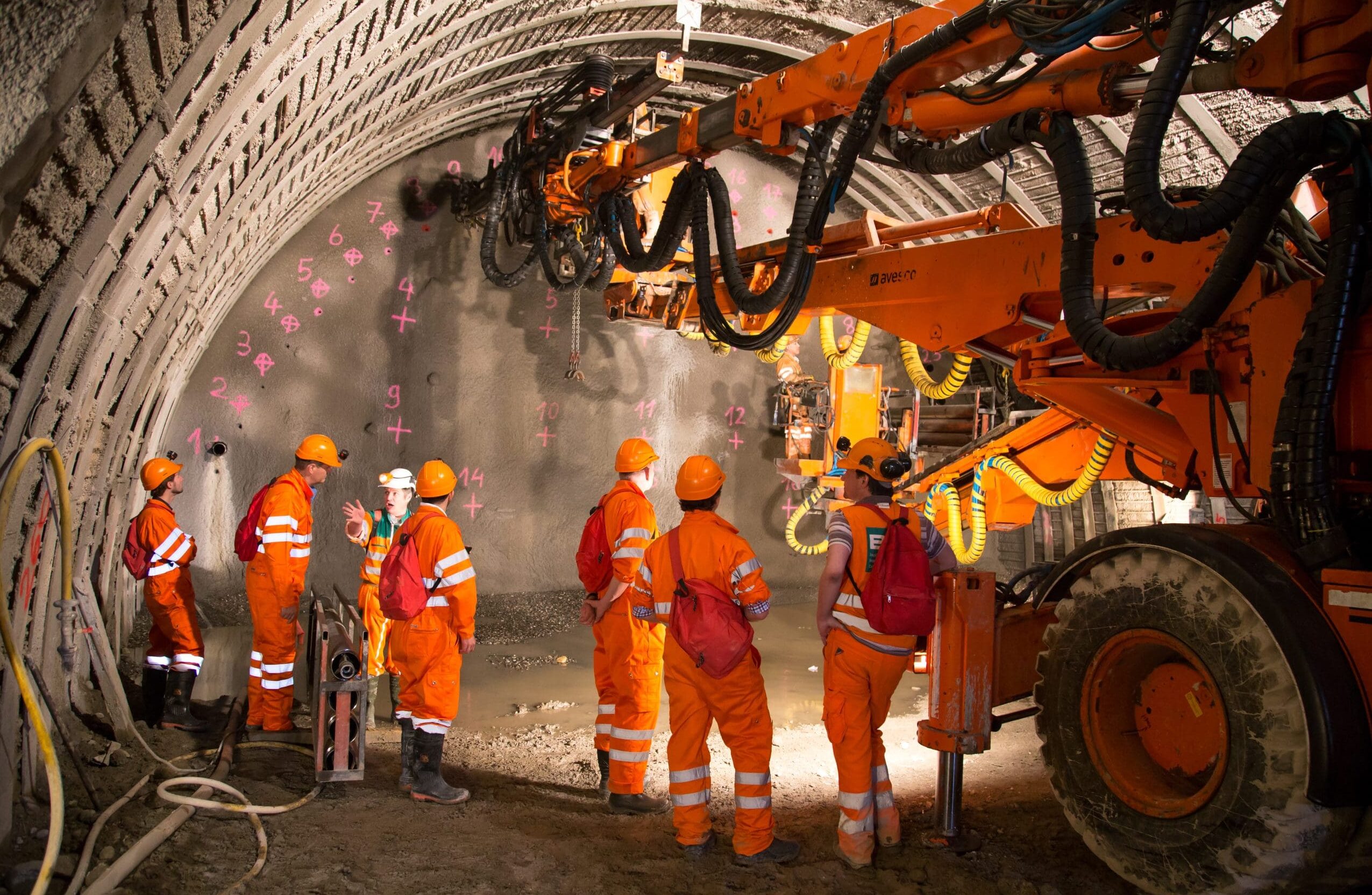 Rail Tunnel Link Up Network