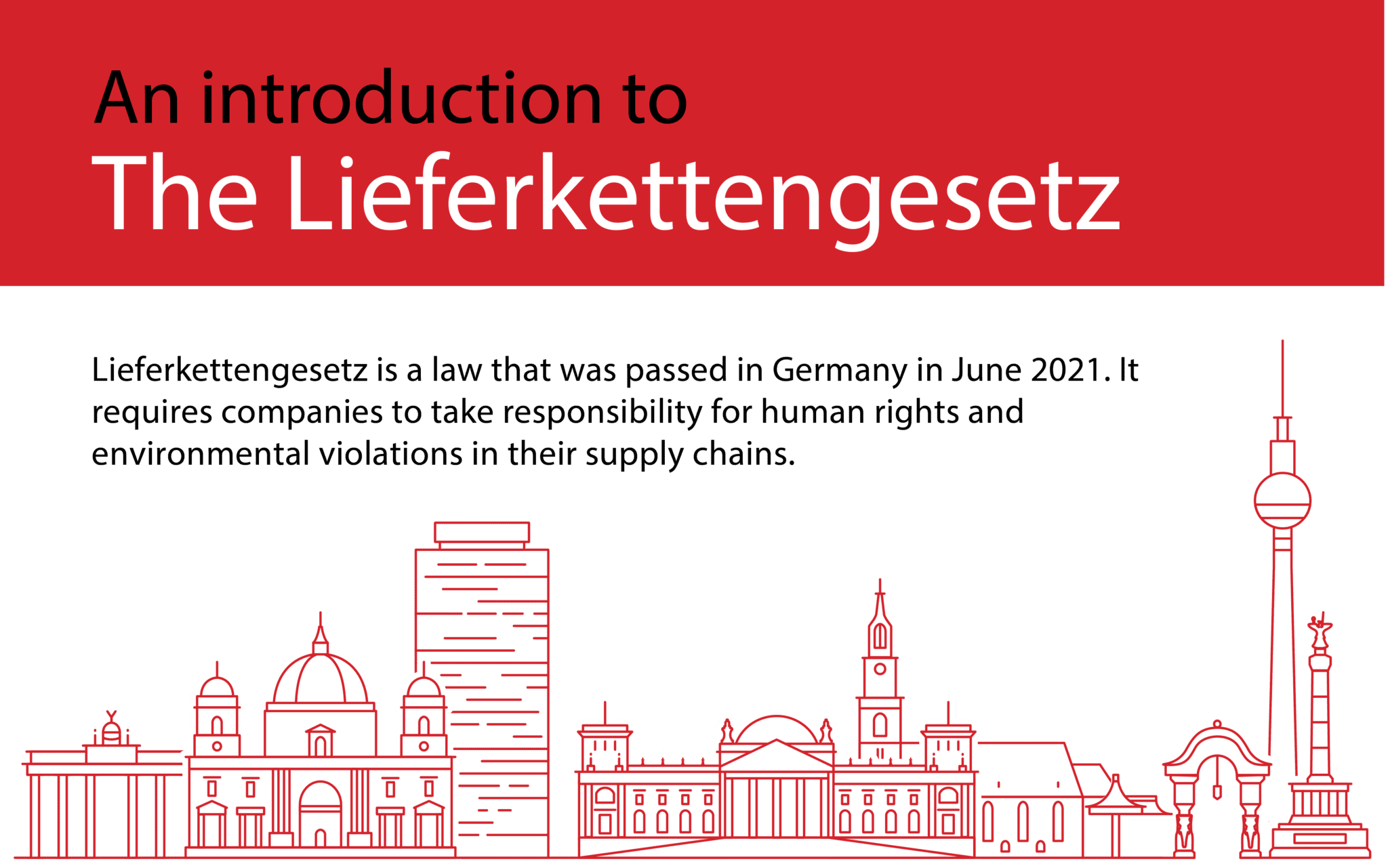 Infographic: Germany’s new legislation and how to comply